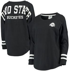 Black Ohio State Long Sleeve Jersey Shirt